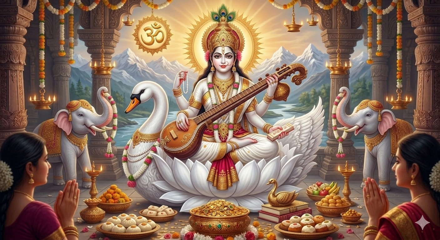 Goddess Saraswati